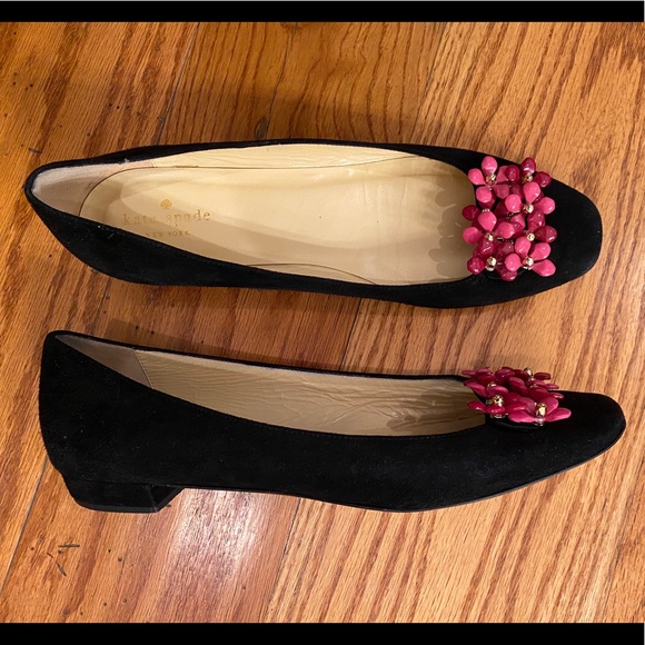 Kate Spade Flats, Black